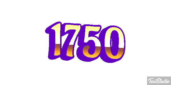 1750 Efeito do texto