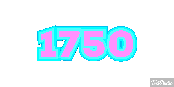 1750 Efeito do texto