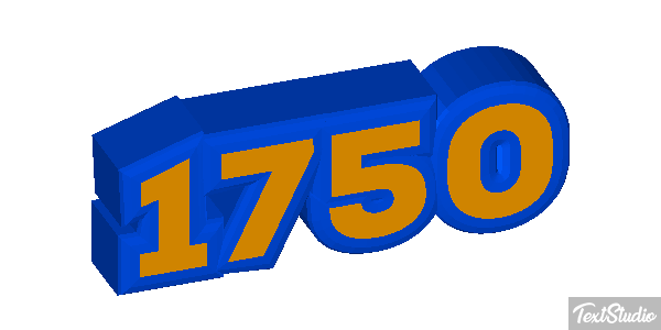 1750 Efeito do texto