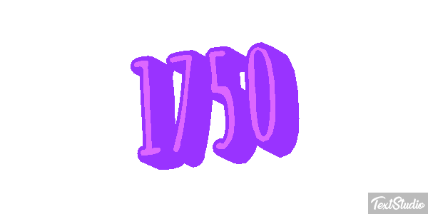 1750 Efeito do texto