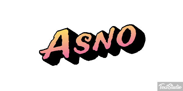 Asno Effet de texte