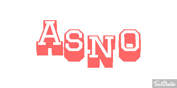 Asno Effet de texte