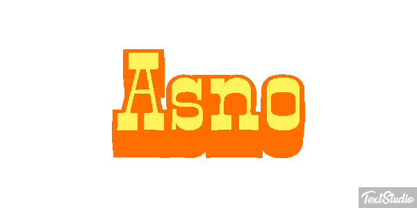 Asno Effet de texte