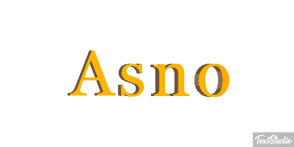 Asno Effet de texte