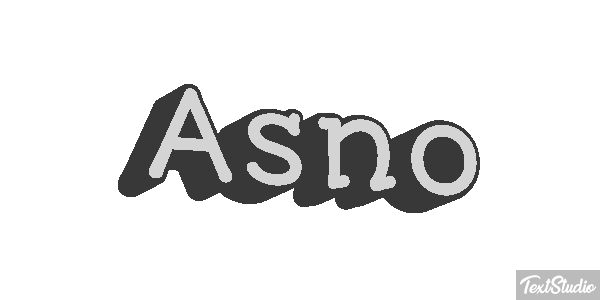 Asno Effet de texte