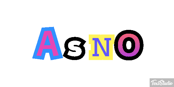 Asno Effet de texte
