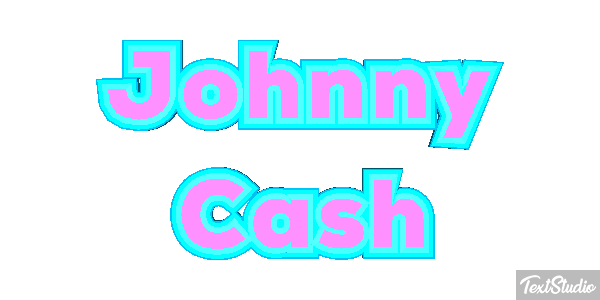 Johnny Cash Efeito do texto