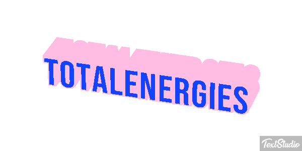 TotalEnergies Tekst effect