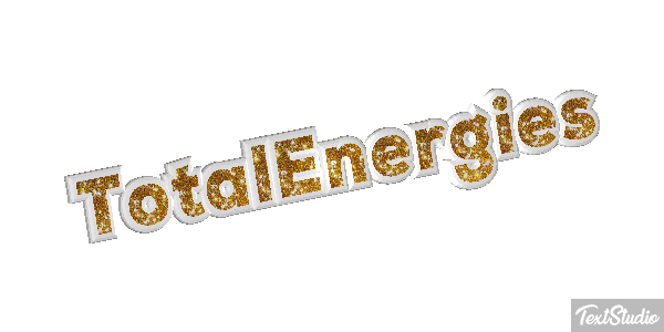 TotalEnergies Tekst effect