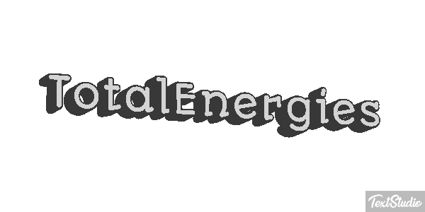 TotalEnergies Tekst effect