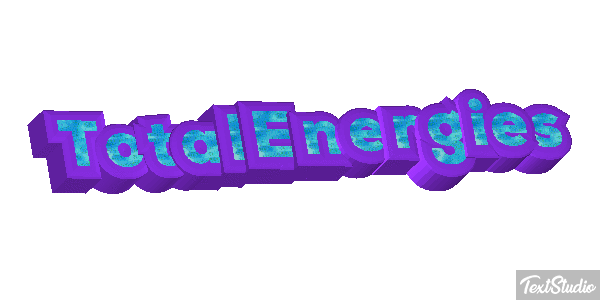 TotalEnergies Tekst effect