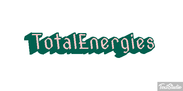 TotalEnergies Tekst effect