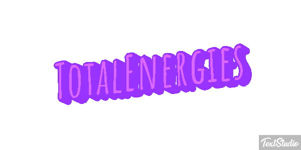 TotalEnergies Tekst effect