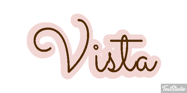 Vista Текстовый эффект