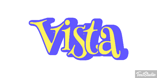 Vista Текстовый эффект