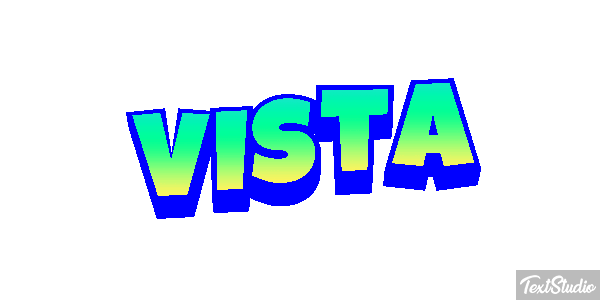 Vista Текстовый эффект
