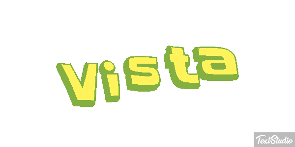Vista Текстовый эффект