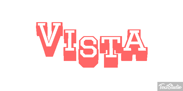 Vista Текстовый эффект