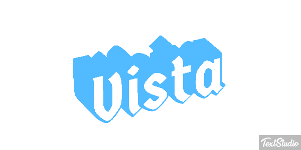 Vista Текстовый эффект