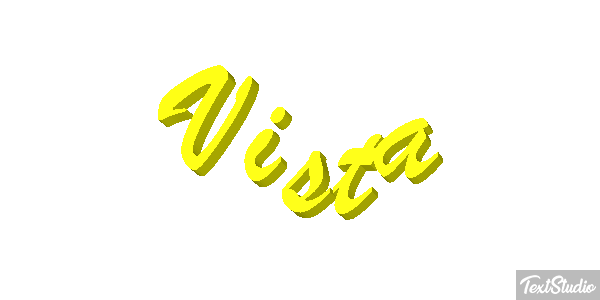 Vista Текстовый эффект