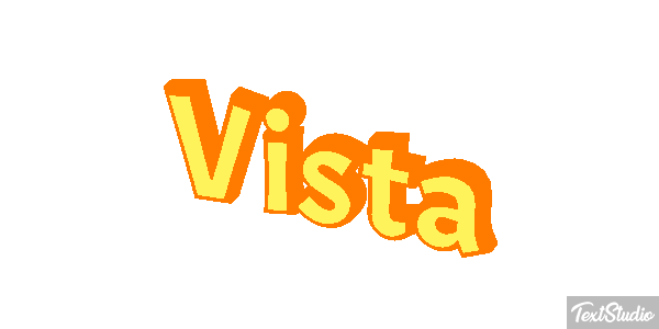 Vista Текстовый эффект