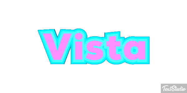 Vista Текстовый эффект