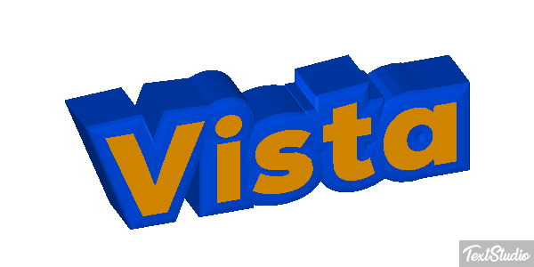 Vista Текстовый эффект