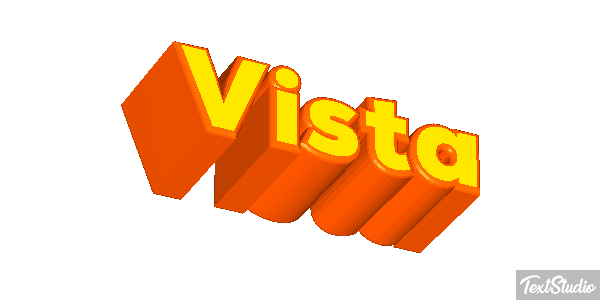Vista Текстовый эффект