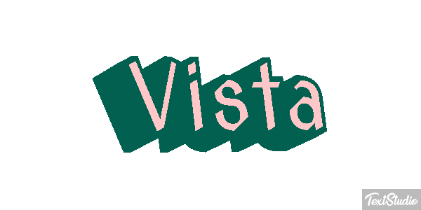 Vista Текстовый эффект