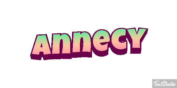 Annecy Текстовый эффект