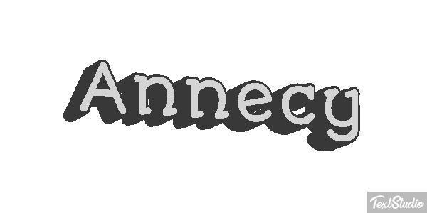 Annecy Текстовый эффект