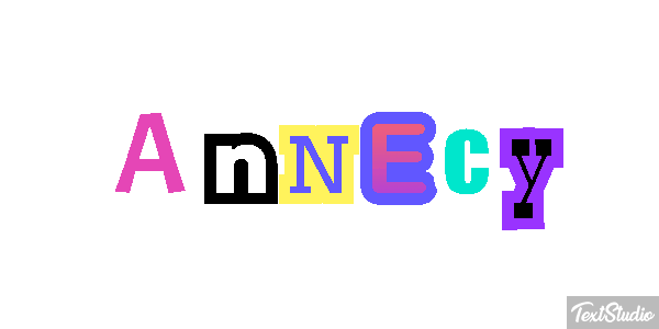 Annecy Текстовый эффект