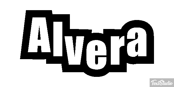 Alvera Текстовый эффект