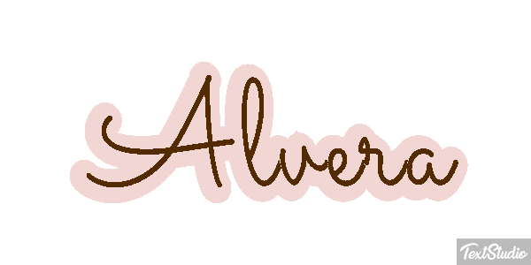 Alvera Текстовый эффект