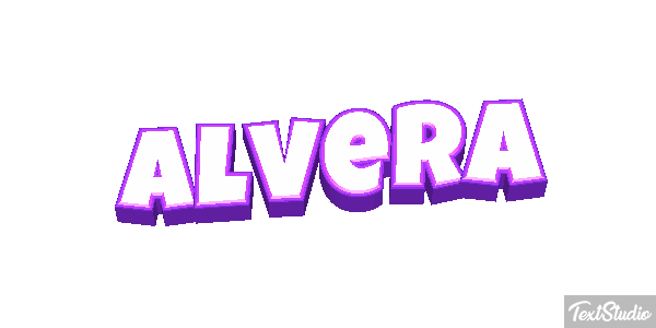 Alvera Текстовый эффект