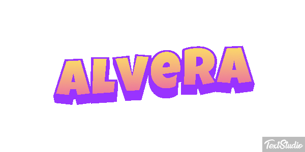 Alvera Текстовый эффект