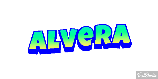 Alvera Текстовый эффект