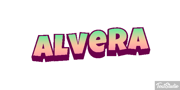 Alvera Текстовый эффект
