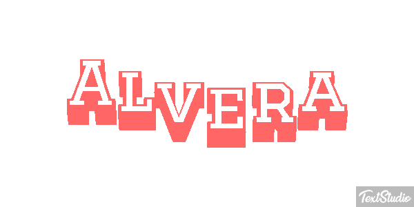 Alvera Текстовый эффект