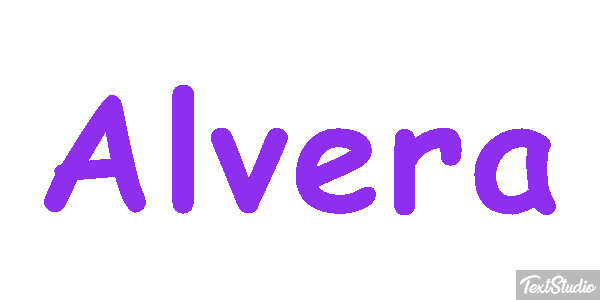 Alvera Текстовый эффект