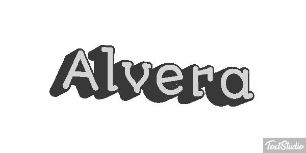 Alvera Текстовый эффект