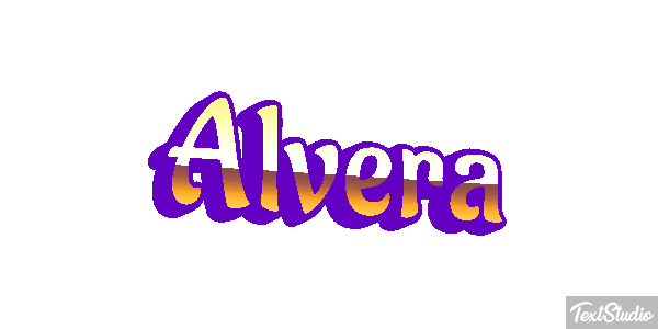 Alvera Текстовый эффект