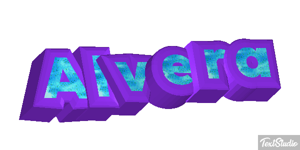 Alvera Текстовый эффект