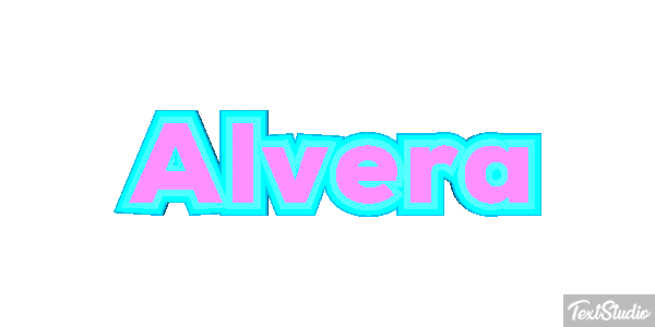 Alvera Текстовый эффект