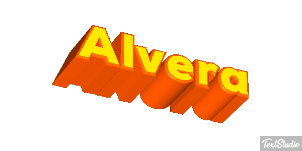 Alvera Текстовый эффект