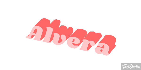 Alvera Текстовый эффект
