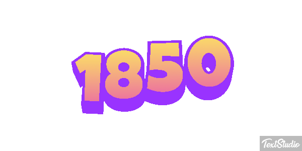 1850 Metin efekti