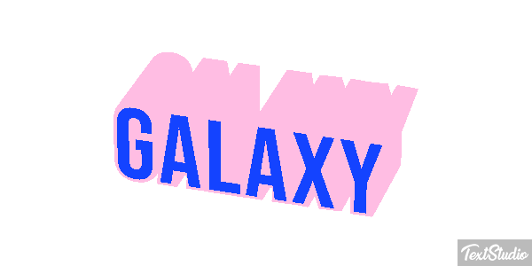 Galaxy Text effect