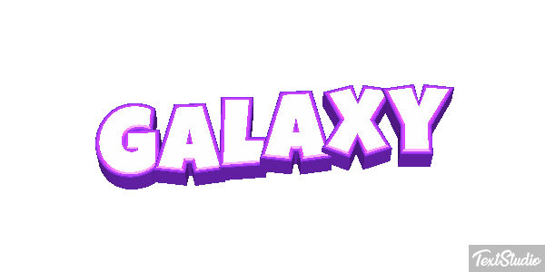 Galaxy Text effect