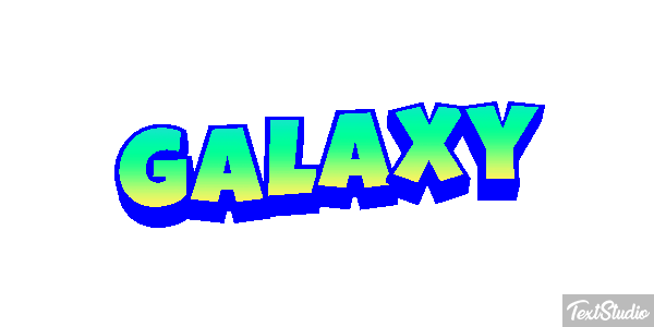 Galaxy Text effect
